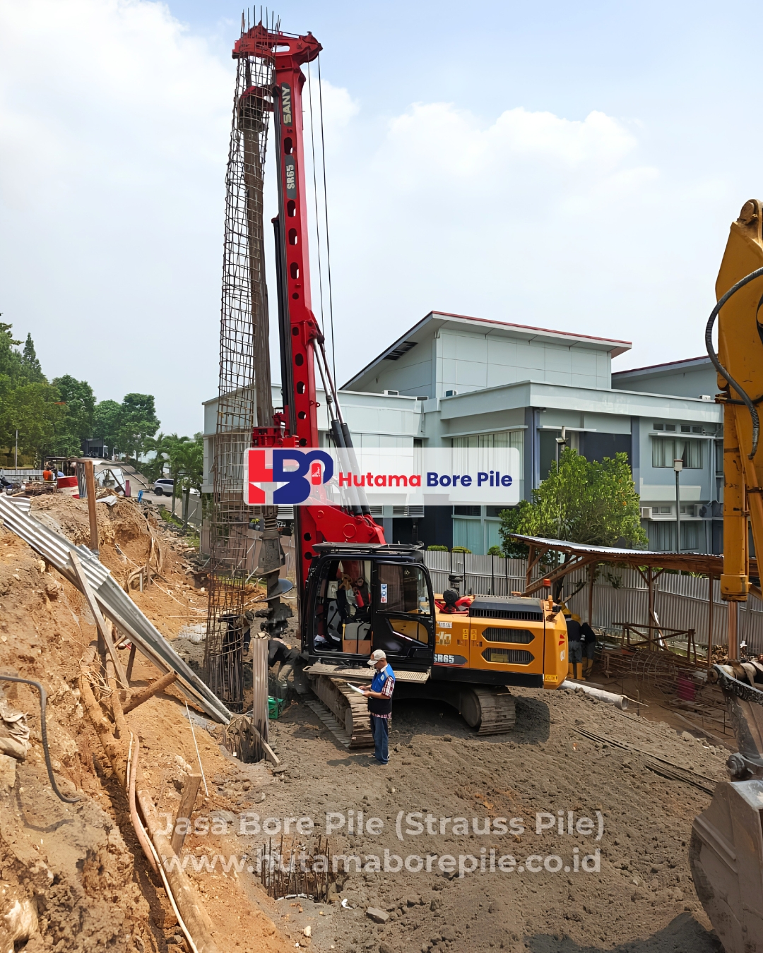 Proyek Bore Pile Rumah — Jakarta