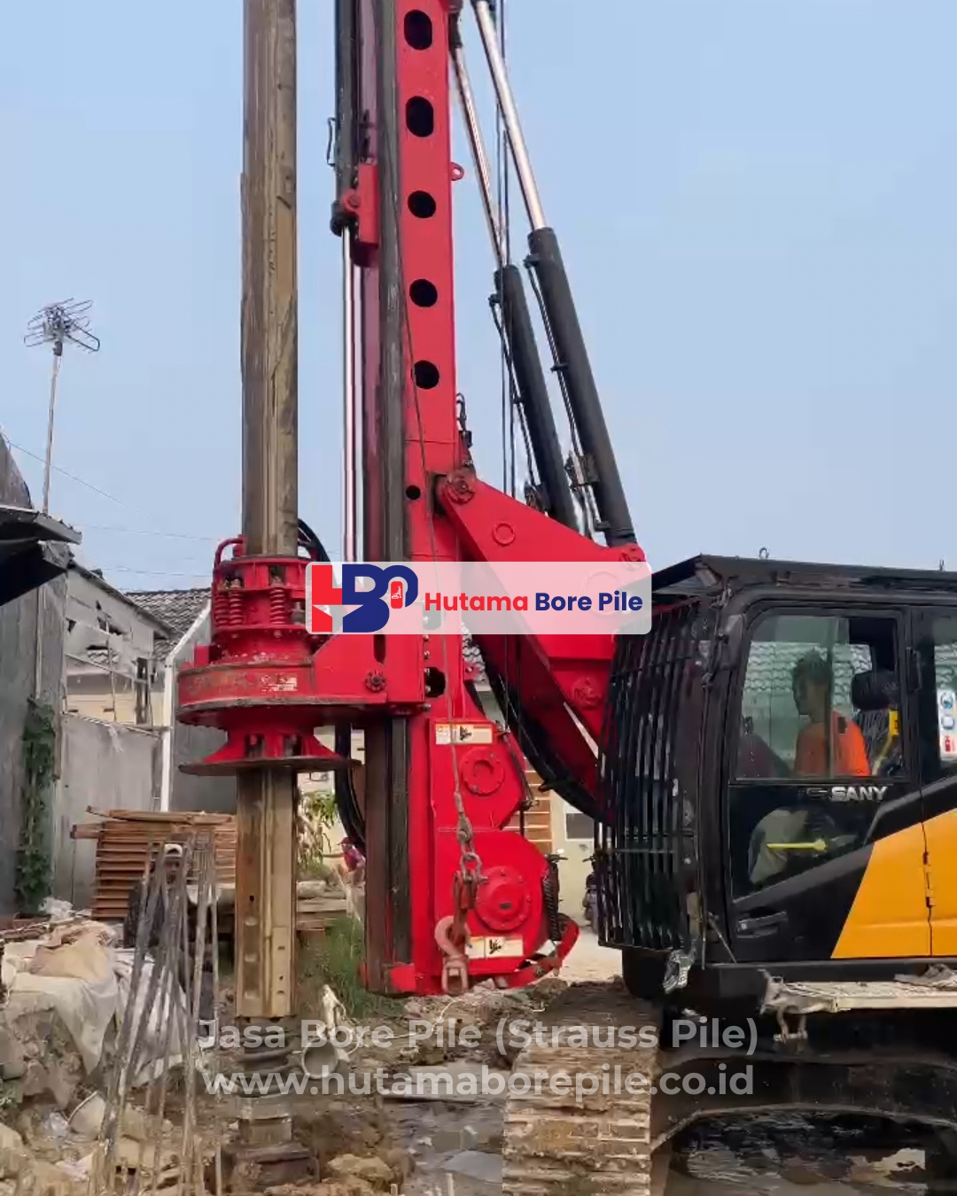 Proyek Bore Pile Gudang — Surabaya